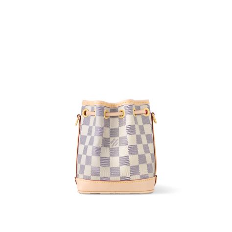 Sac Nano Noé Damier Azur Canvas 